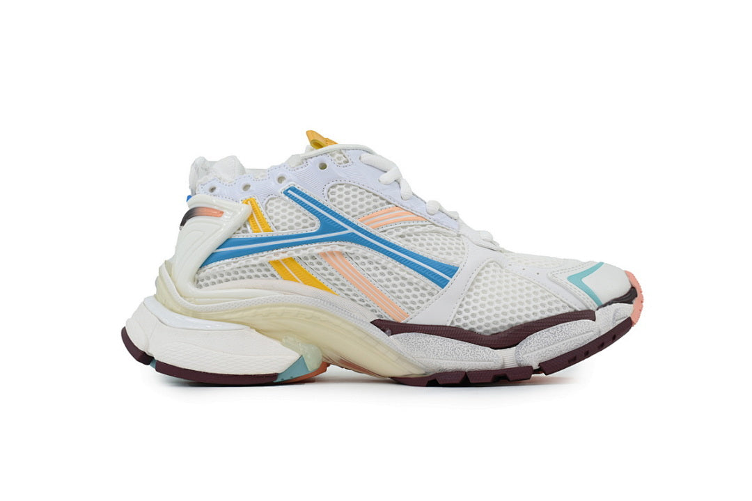 Balenciaga Runner Sneaker 'White Green Blue'