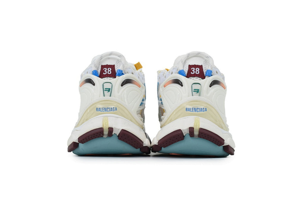 Balenciaga Runner Sneaker 'White Green Blue'