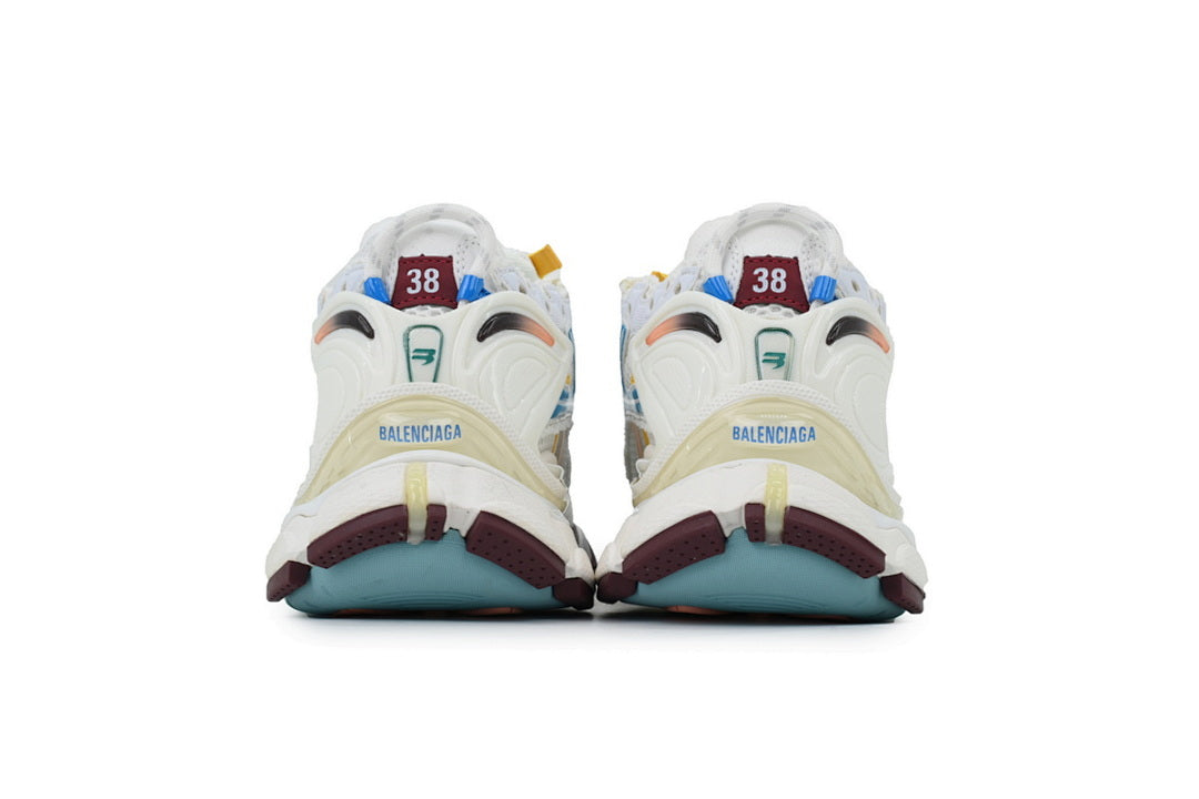 Balenciaga Runner Sneaker 'White Green Blue'