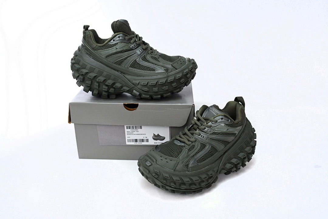Balenciaga Defender Sneaker Blackish Green