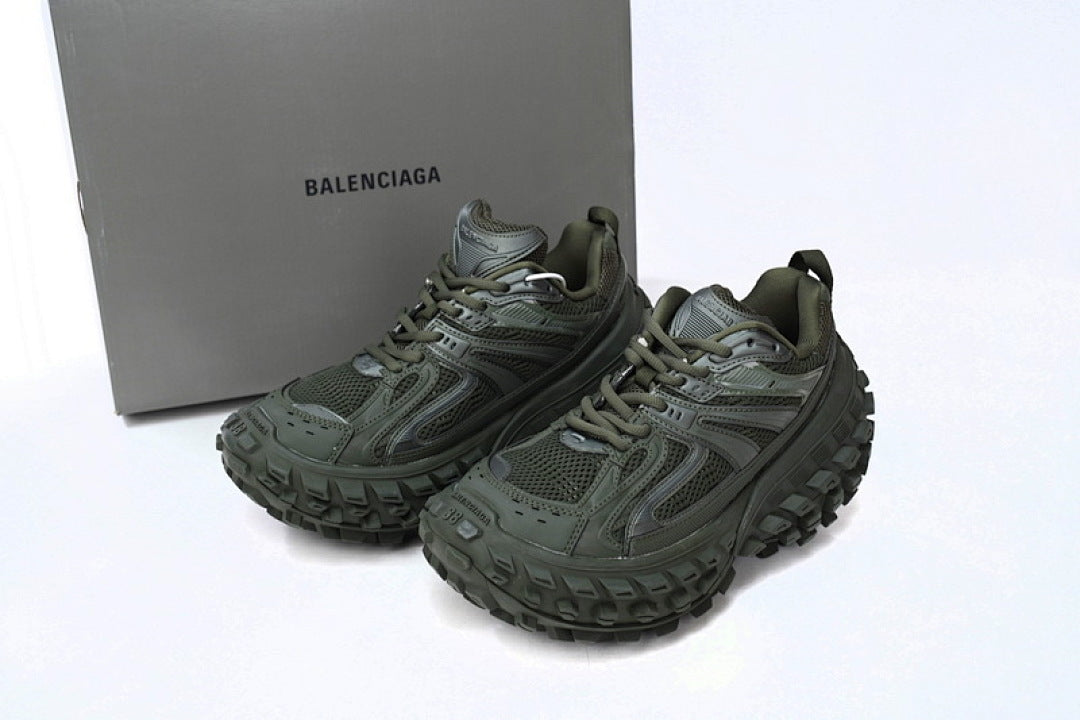 Balenciaga Defender Sneaker Blackish Green