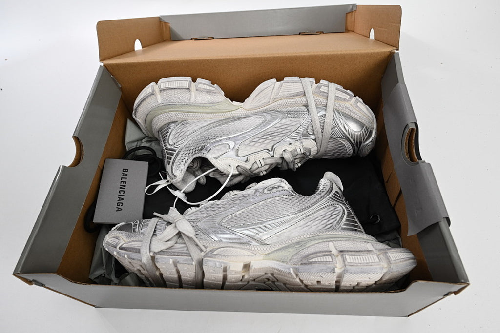 Balenciaga Runner Sneaker Silver White