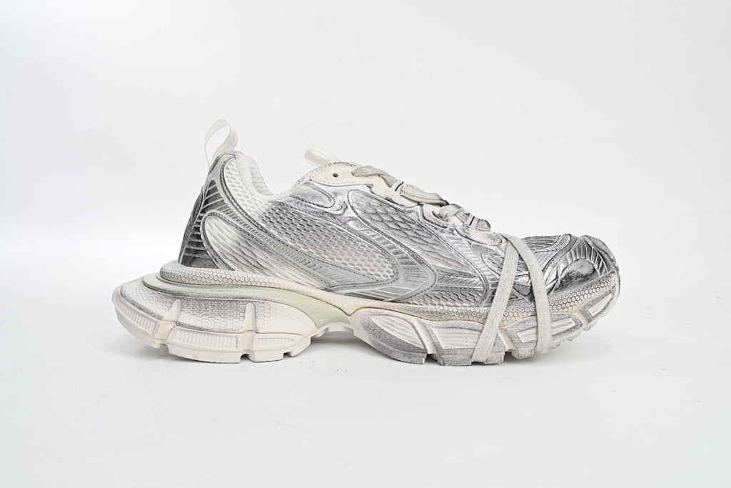 Balenciaga Runner Sneaker Silver White