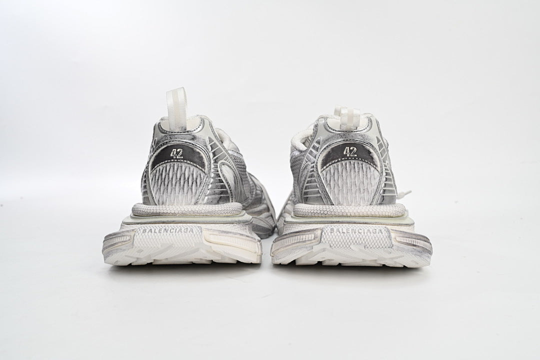 Balenciaga Runner Sneaker Silver White