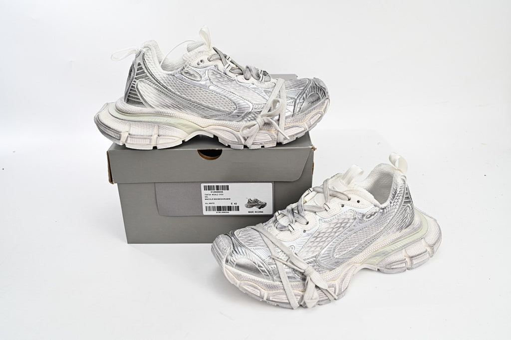 Balenciaga Runner Sneaker Silver White