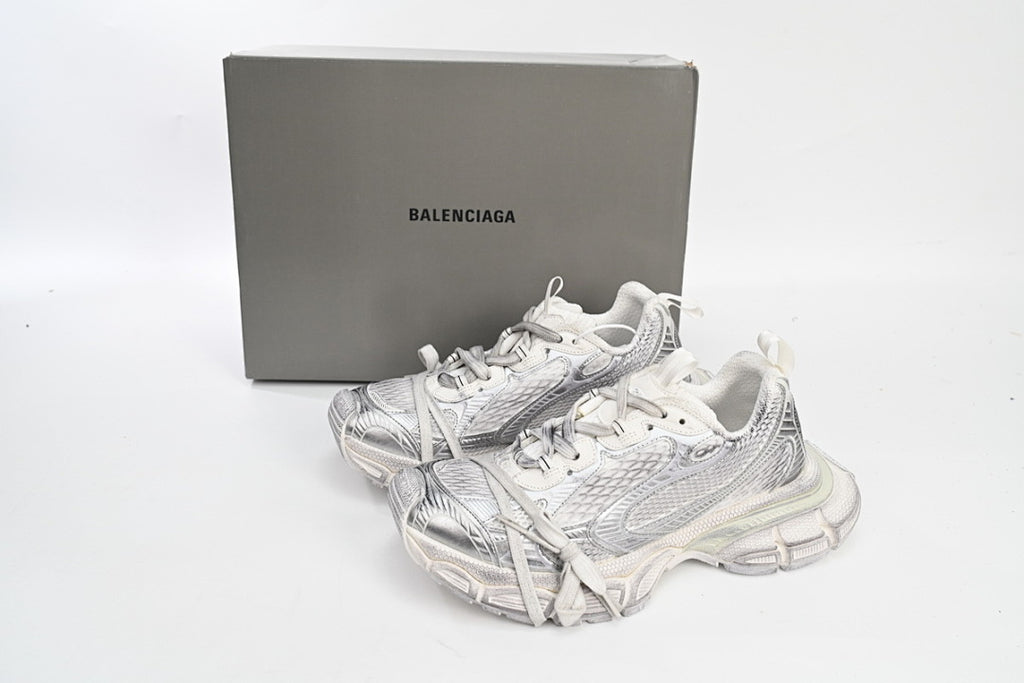 Balenciaga Runner Sneaker Silver White