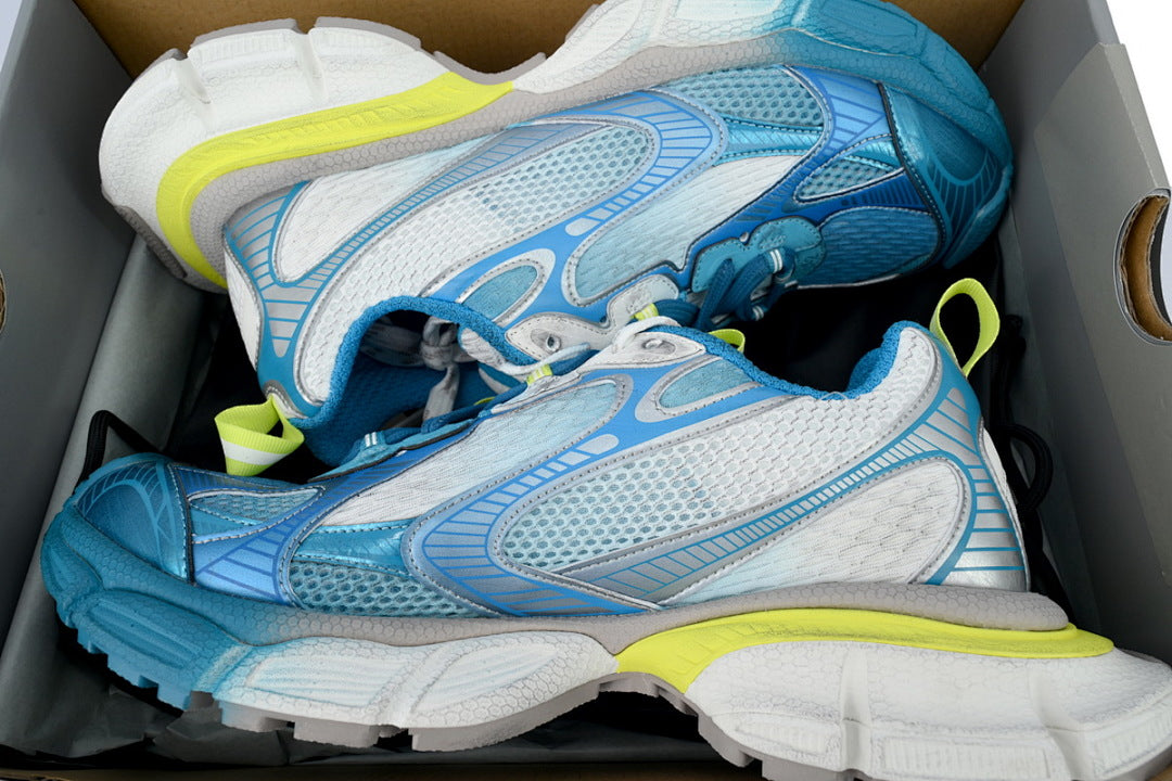 Balenciaga Runner Sneaker White Blue Yellow