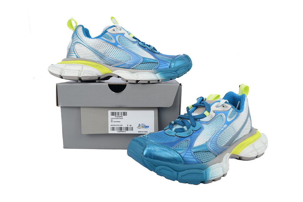 Balenciaga Runner Sneaker White Blue Yellow