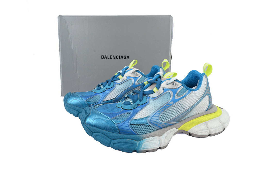 Balenciaga Runner Sneaker White Blue Yellow