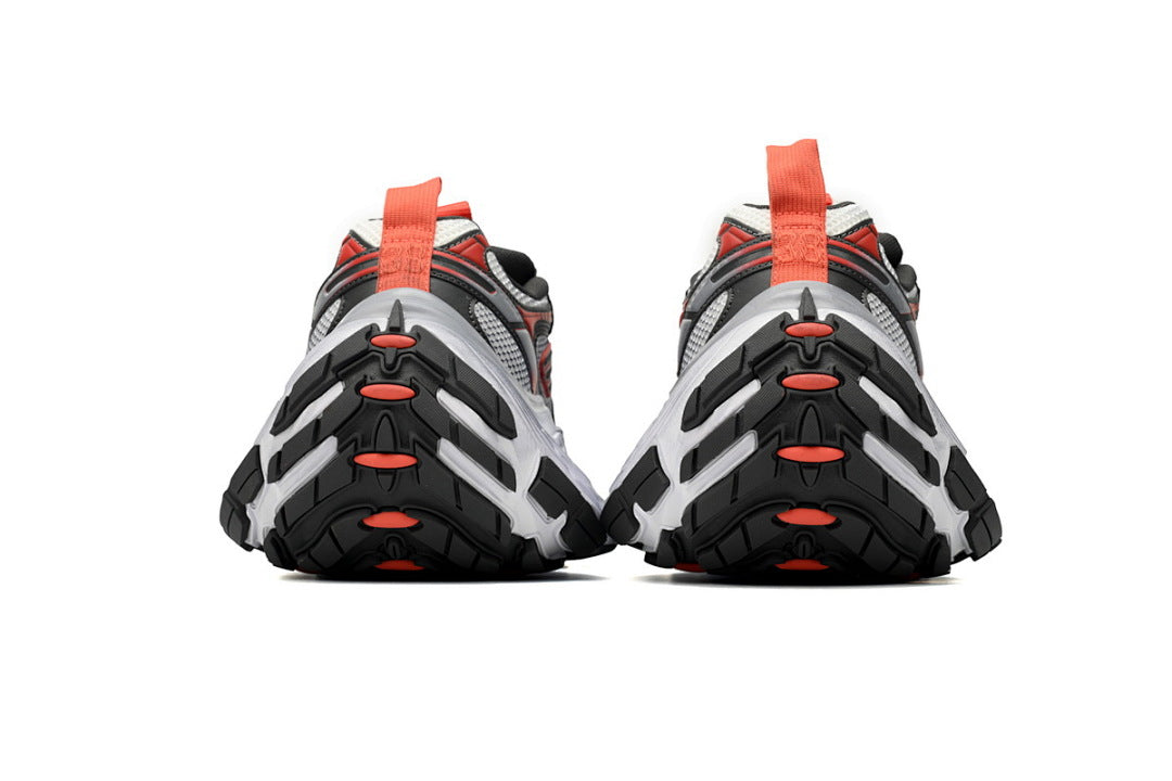 Balenciaga Runner Sneaker White Gray Black Grey Black Red